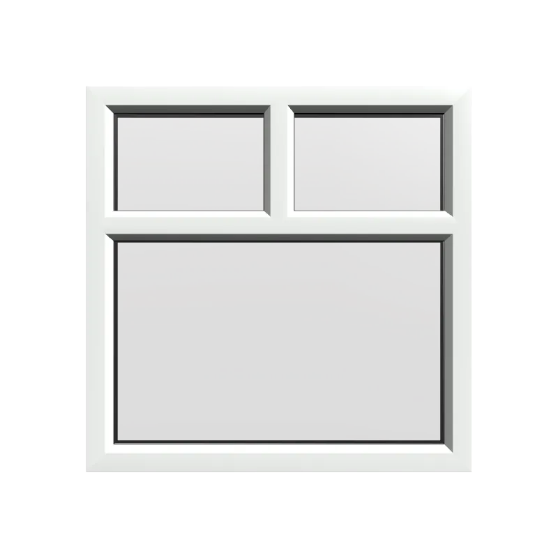 uPVC Fixed Window | 2x1 Light