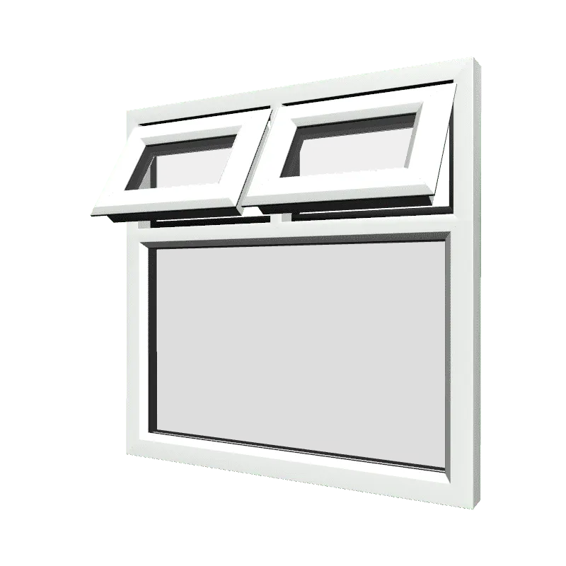 W22 - Top-Vent Triple Pane uPVC Window