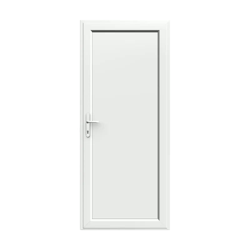 Full Flat Panel UPVC Single Door
