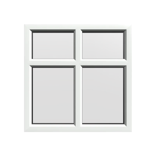 uPVC Fixed Window | 2x2 Light