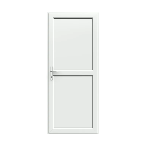 Full Flat Panel UPVC Single Door 2
