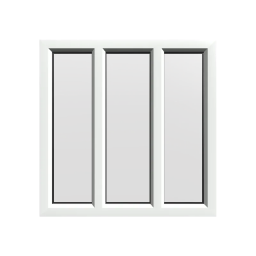 uPVC Fixed Pane Window | 1x3 Light