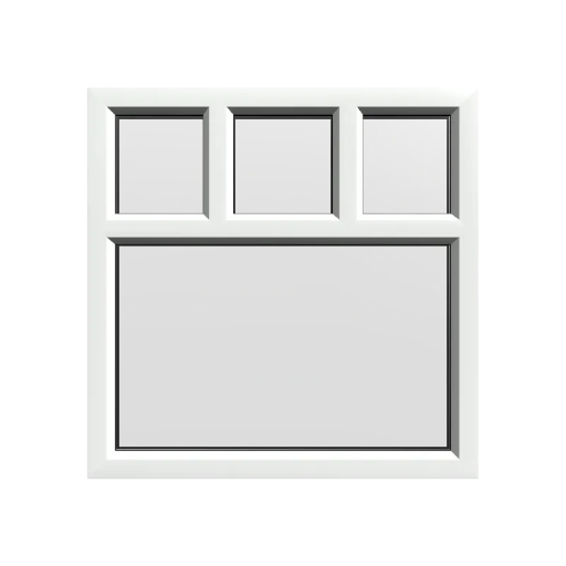 uPVC Fixed Pane Window | 3x1 Light